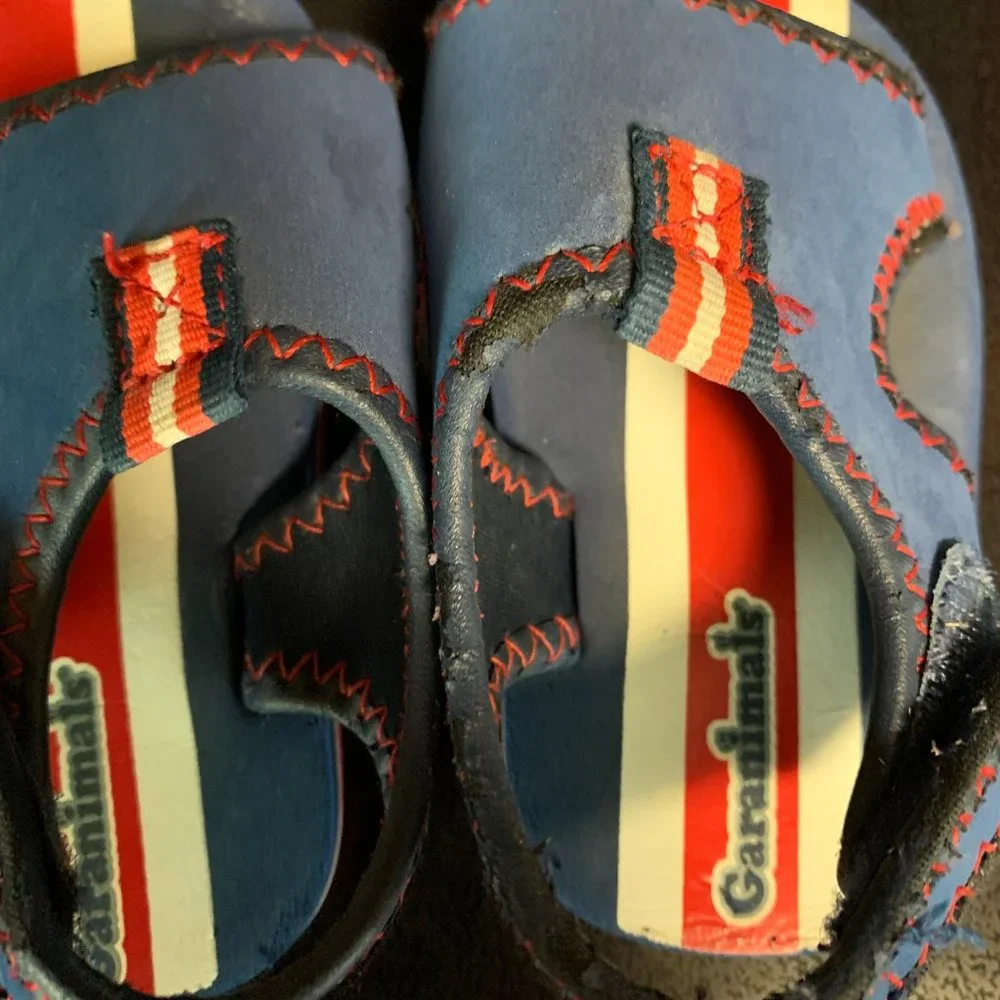 Garanimals red, white & blue sandals size 5